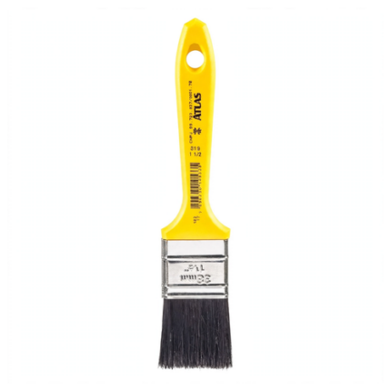 PINCEL ATLAS 1.1/2" CERDAS MACIAS AMARELO - ATM 319 (PINTURA E LIMPEZA)