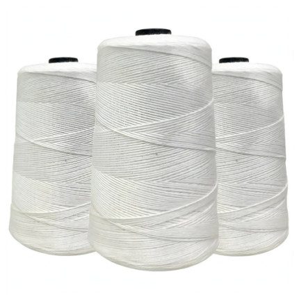 FIO PARA SACARIA BRANCO 100% POLIÉSTER 250G MEGATEX (1380 METROS)