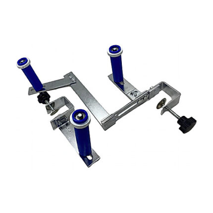 APARELHO DE ELÁSTICO COM 3 ROLOS TEFLONADO MEGATEX AZUL - MT-CB-003/B